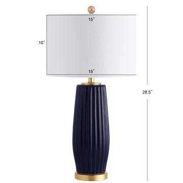 Roman 28.5" Ceramic LED Table Lamp - JONATHAN Y